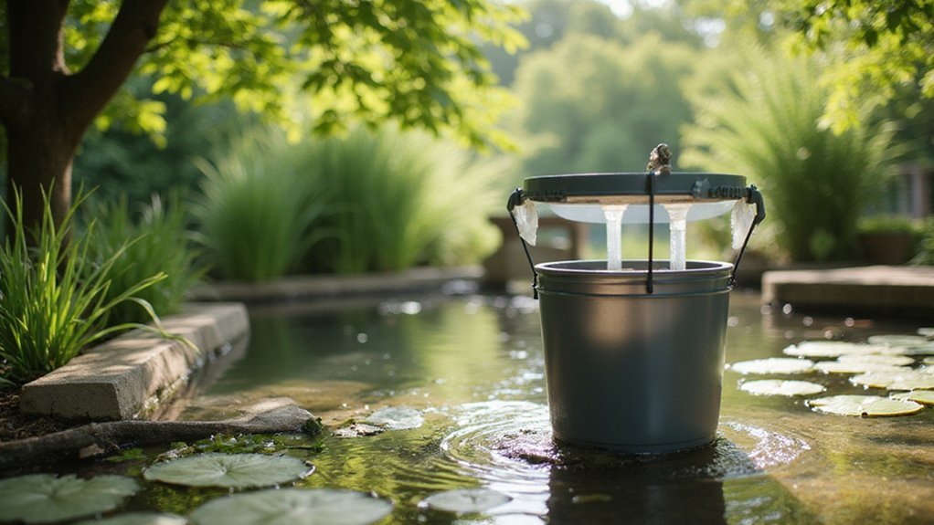 constructing a simple pond filter