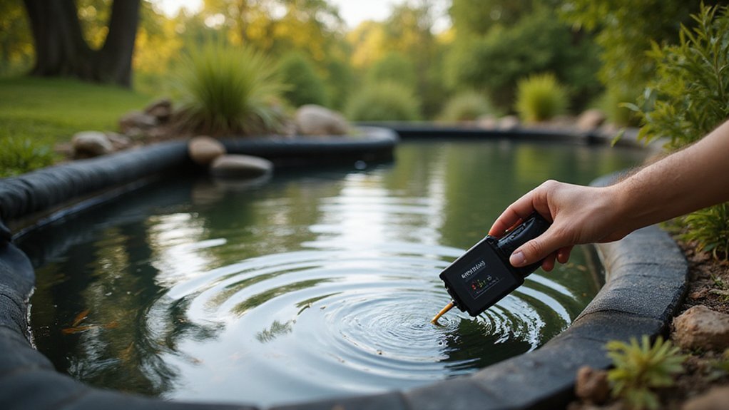 detecting pond liner leaks