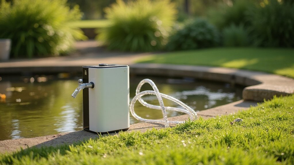 homemade pond cleaning device