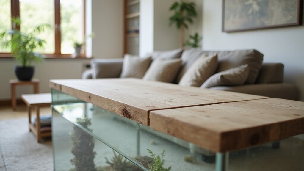 simple aquarium lid construction